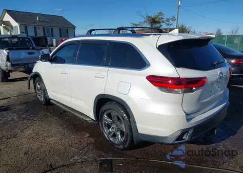 2018 Toyota Highlander Limited Platinum from USA, damaged, VIN 5TDDZRFH6JS819361